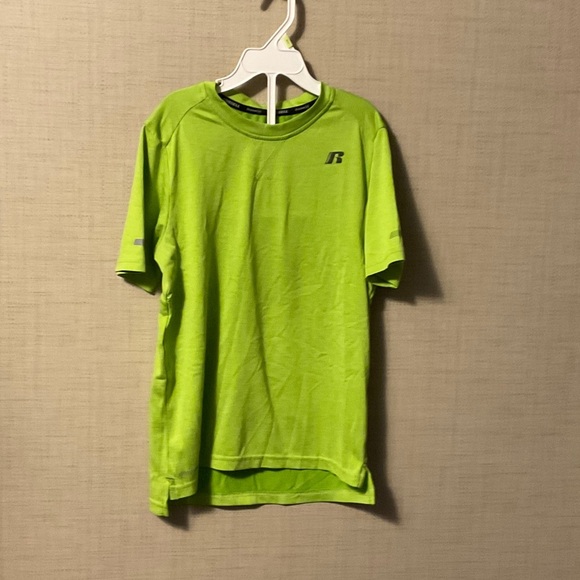 Russell Athletic Men's Lime Green Short Sleeve Tee - Picture 1 of 5